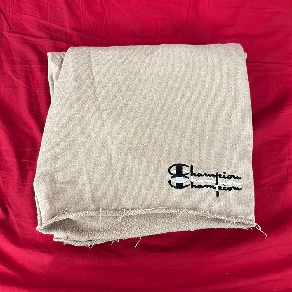 Cream/Tan Reverse Weave Champion Shorts